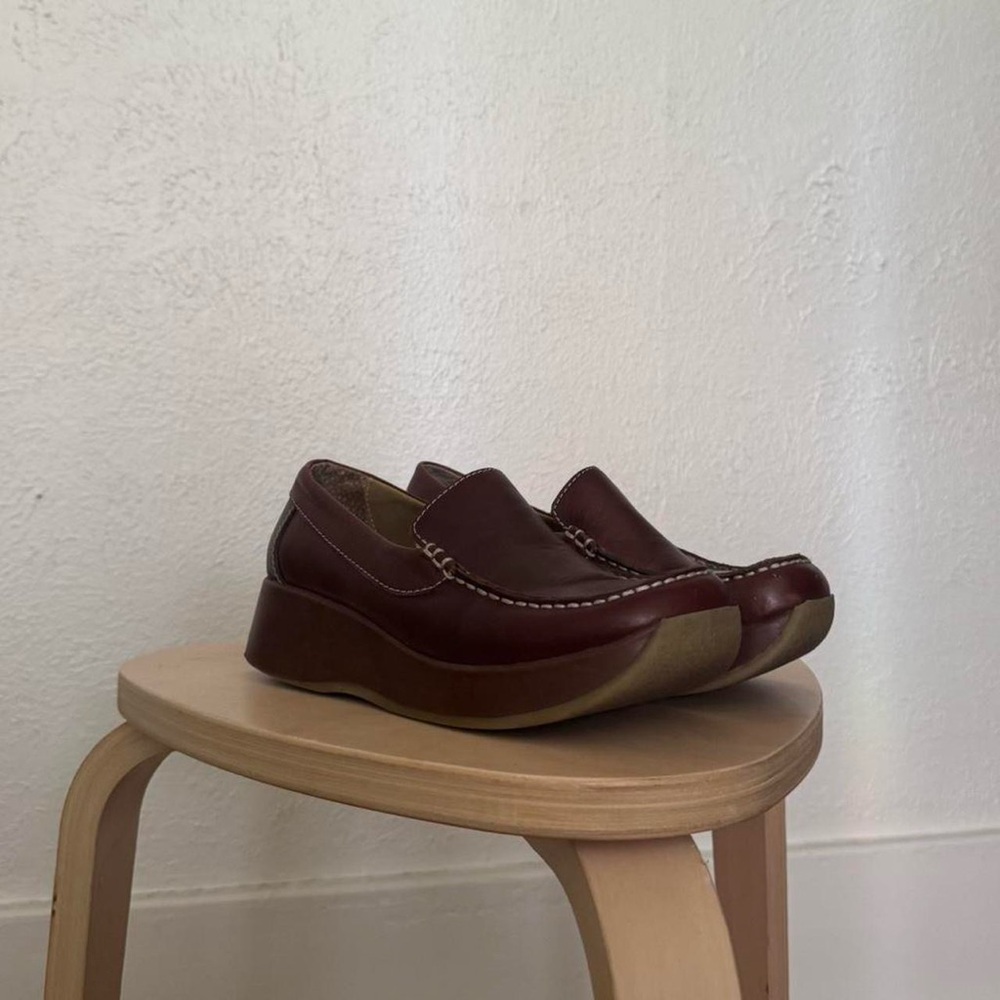 Steve Madden Ambur Vintage Brown Y2K Loafers